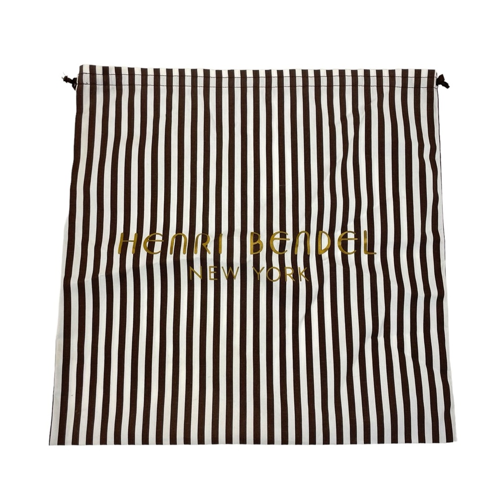 Henri Bendel JUMBO Dust Bag OS Brown & White